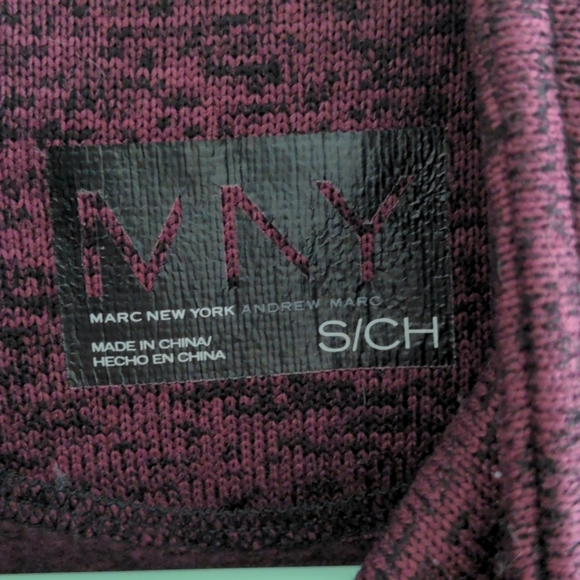 Burgundy marbled jacket - Picture 2 of 2